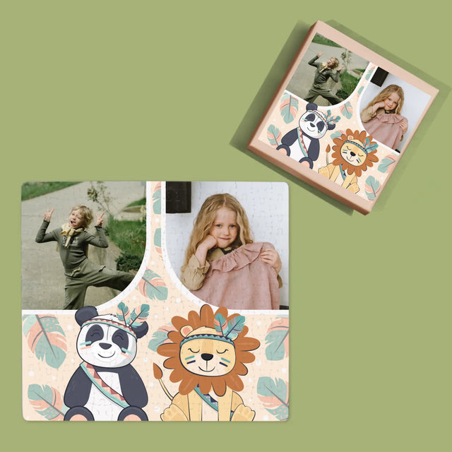 Fotocollage: Dieren - Puzzel