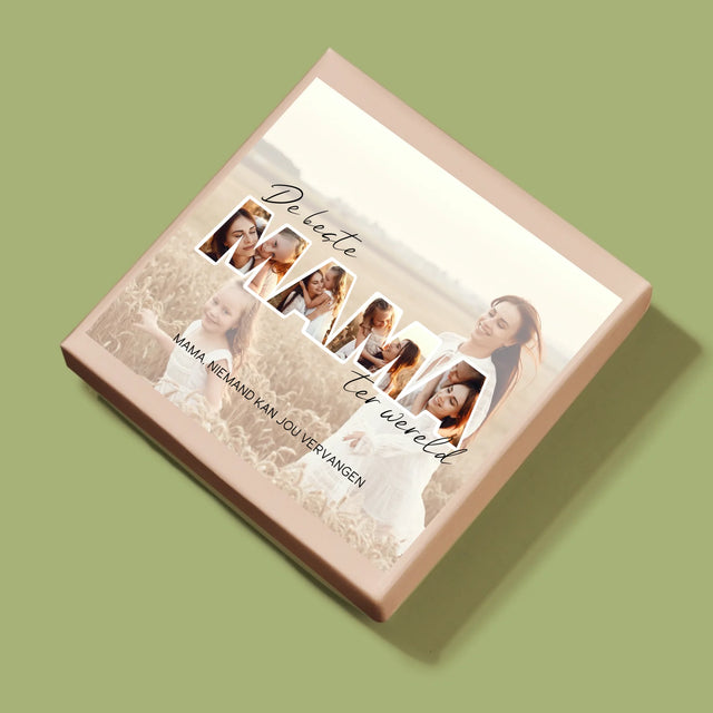 Woord Van Foto'S: Foto'S De Beste Mama Ter Wereld - Puzzel