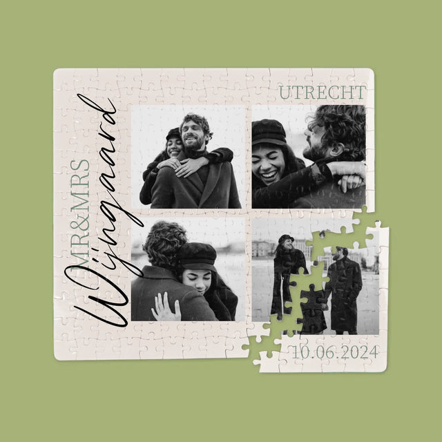 Fotocollage: Mr&Mrs Trouw - Puzzel