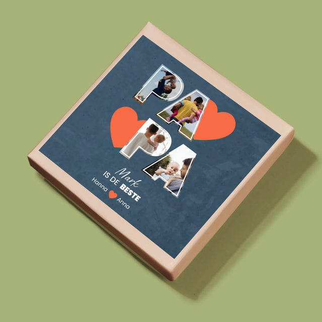 Fotocollage: Papa Is De Beste - Puzzel