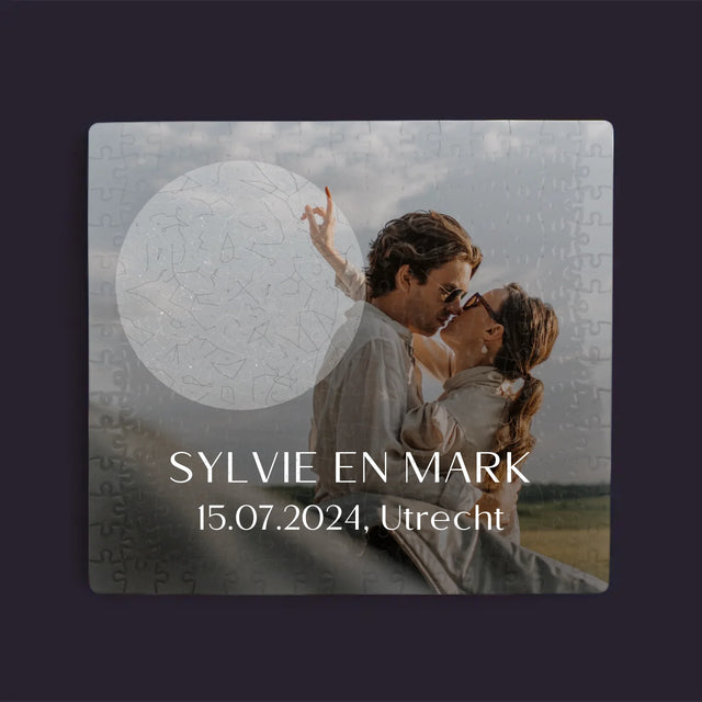 Starrenkaart: Bruiloft - Puzzel