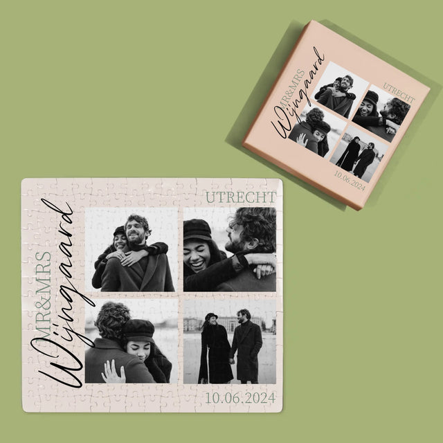 Fotocollage: Mr&Mrs Trouw - Puzzel