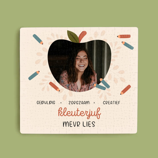 Foto En Handtekening: Kleuterjuf - Puzzel