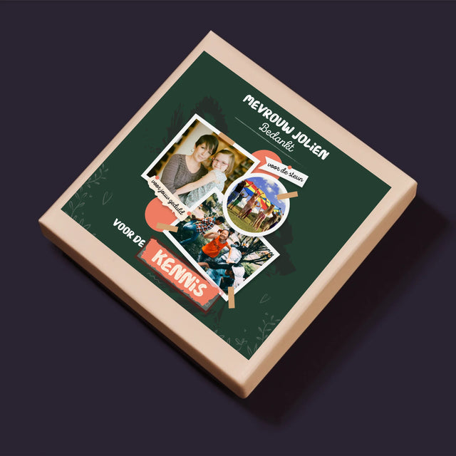 Fotocollage: Bedankt Voor De Kennis - Puzzel