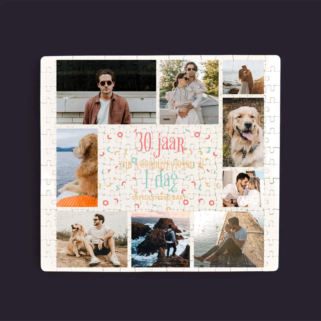 Fotocollage: 30 Jaar Voorbij - Puzzel