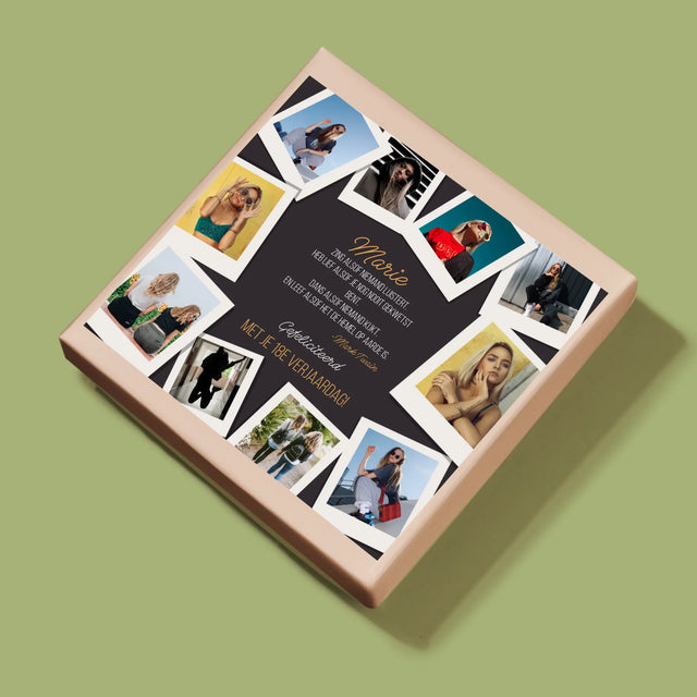 Fotocollage: Verjaardagswensen - Puzzel