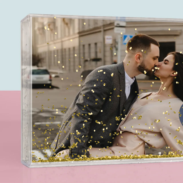 Fotocollage: Initialen Hart - Waterframe