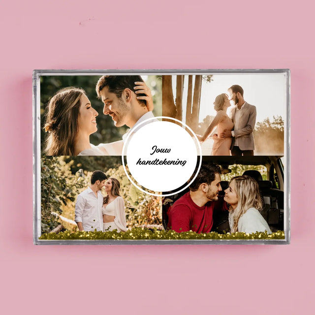 Fotocollage: 4 Foto'S En Handtekening - Waterframe