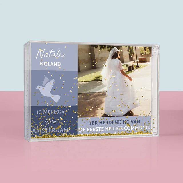 Foto En Handtekening: Communie, Beschermengel - Waterframe