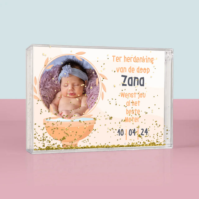 Foto En Handtekening: Ter Herdenking Van De Doop - Waterframe