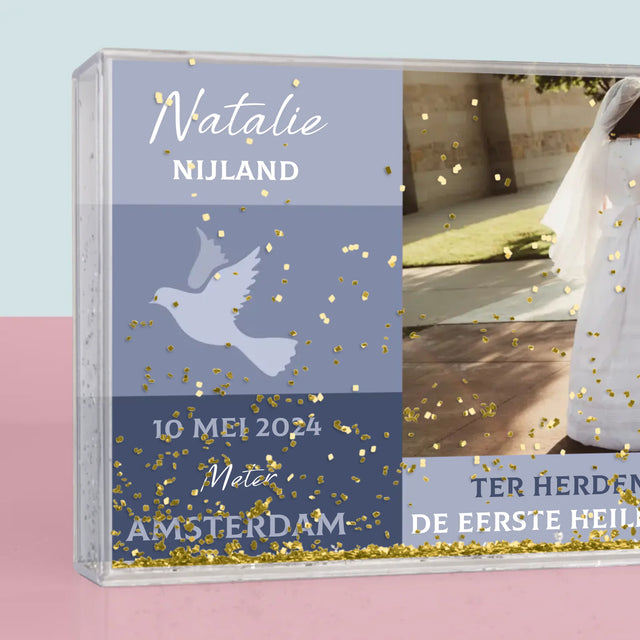 Foto En Handtekening: Communie, Beschermengel - Waterframe