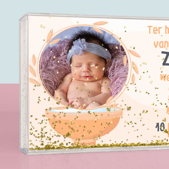 Foto En Handtekening: Ter Herdenking Van De Doop - Waterframe