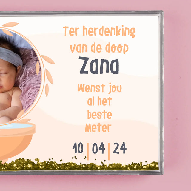 Foto En Handtekening: Ter Herdenking Van De Doop - Waterframe