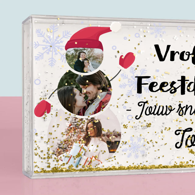 Vorm Van Foto'S: Sneeuwman - Waterframe