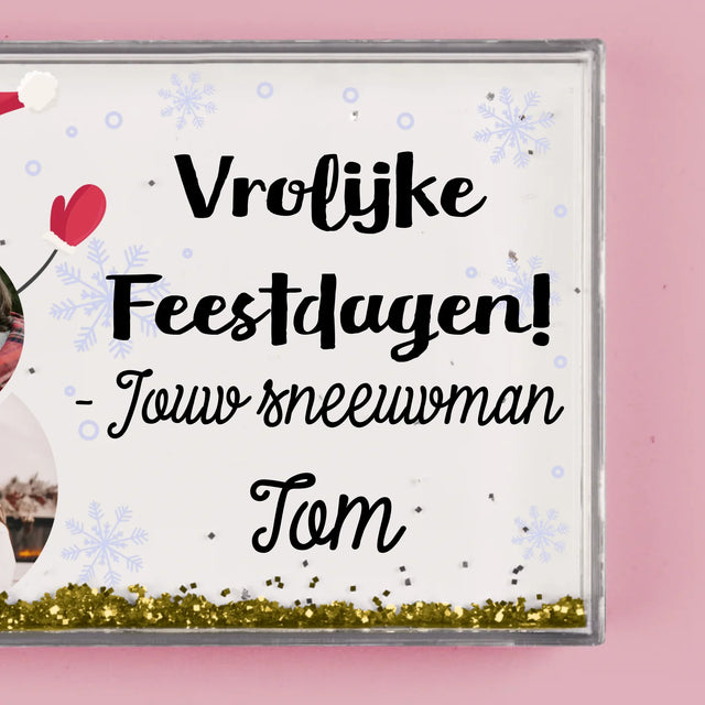 Vorm Van Foto'S: Sneeuwman - Waterframe