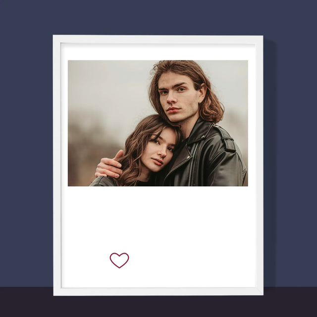 Foto En Handtekening: Onze Speciale Dag - Afdruk Met Frame 30X40