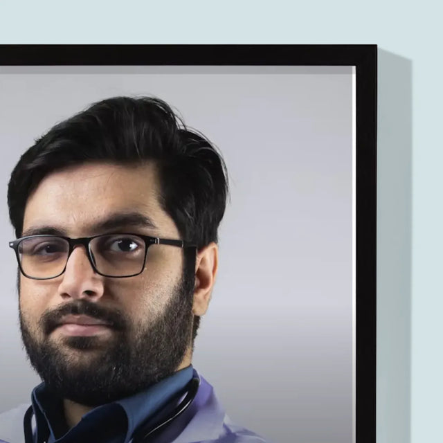 Foto En Handtekening: Dokter Definitie - Afdruk Met Frame 30X40