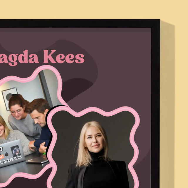 Fotocollage: De Beste Bazin - Afdruk Met Frame 30X40