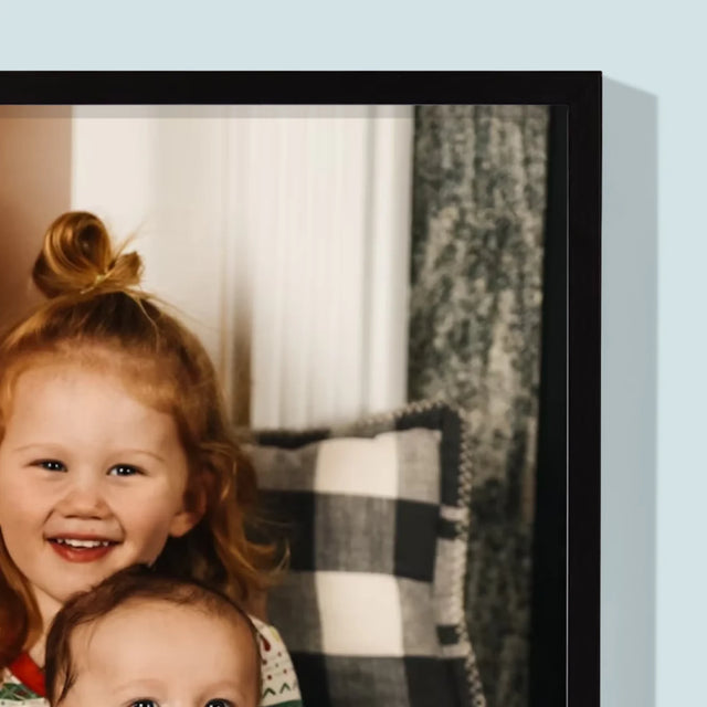 Foto En Handtekening: Prettige Feestdagen - Afdruk Met Frame 30X40