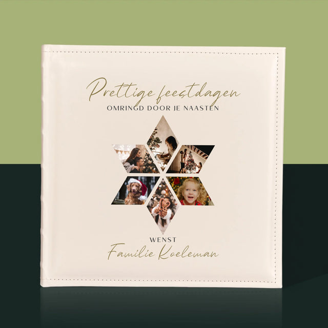 Fotocollage: Prachtige Feestdagen, Ster - Fotoalbum