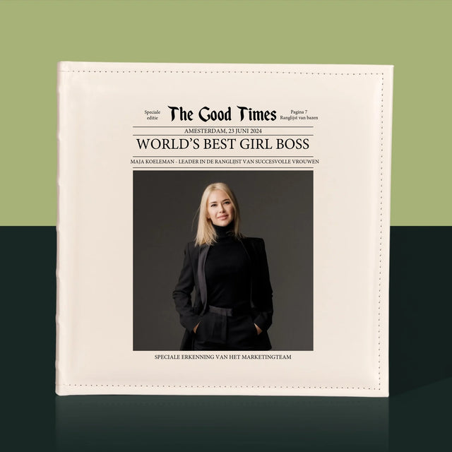Omslag Van Tijdschrift: World’S Best Girl Boss - Fotoalbum