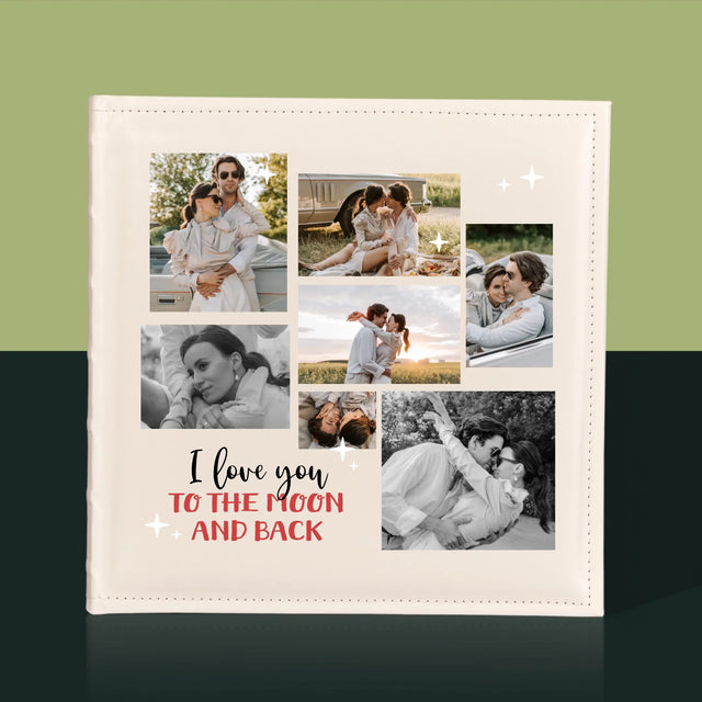 Fotocollage: To The Moon And Back - Fotoalbum