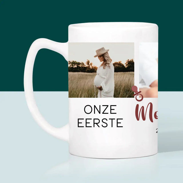 Fotocollage: Onze Eerste Moederdag Samen - Mok