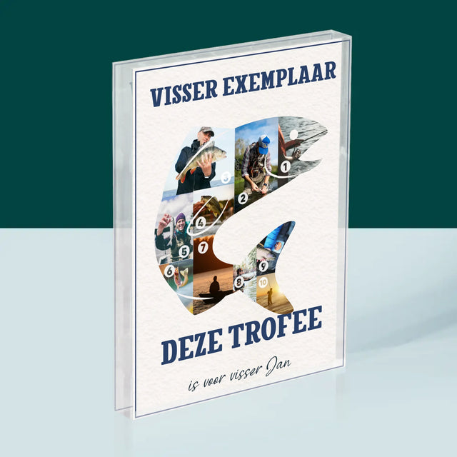 Vorm Van Foto'S: Vissers Exemplaar - Acryl Blok
