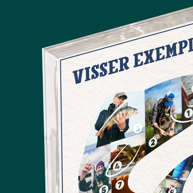Vorm Van Foto'S: Vissers Exemplaar - Acryl Blok