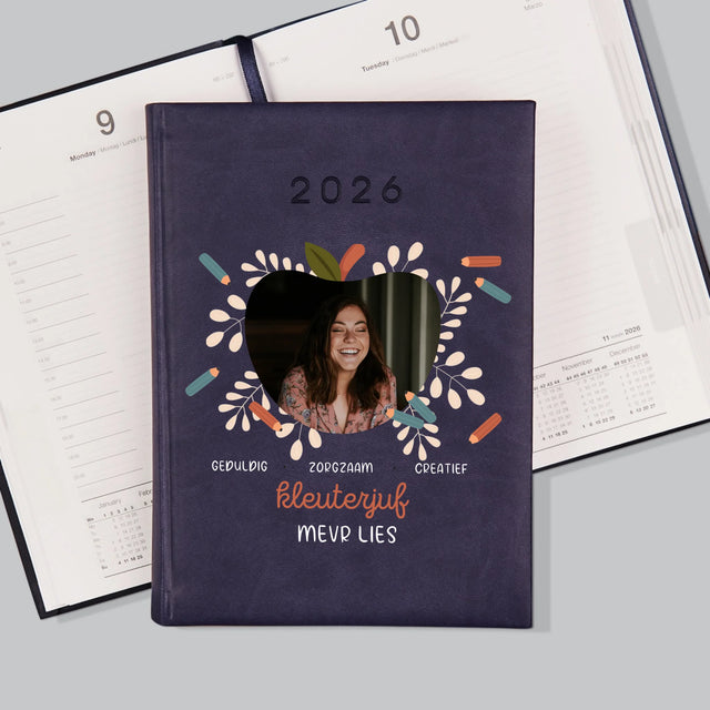 Foto En Handtekening: Kleuterjuf - Boekkalender
