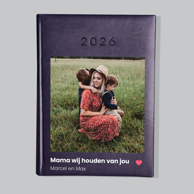 Foto En Handtekening: Mama Wij Houden Van Jou - Boekkalender