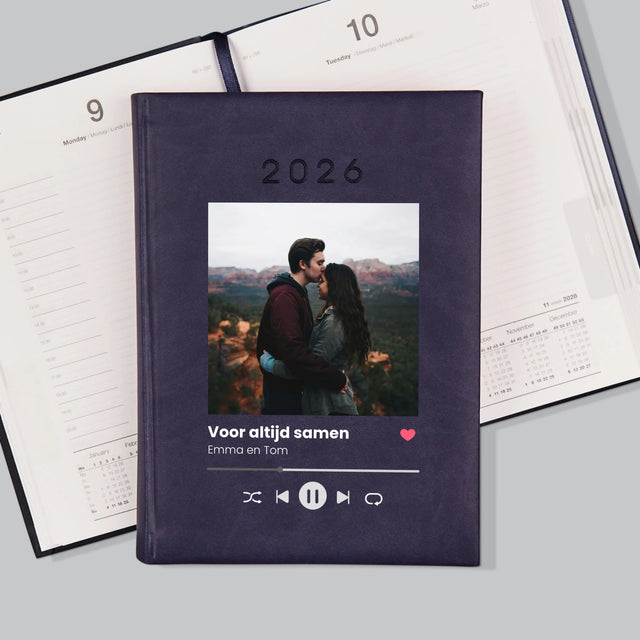 Foto En Handtekening: Spotify Met Jouw Foto - Boekkalender