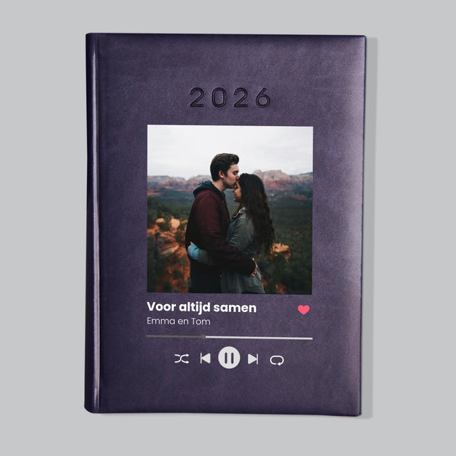 Foto En Handtekening: Spotify Met Jouw Foto - Boekkalender