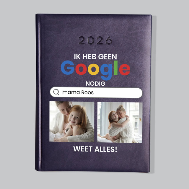 Fotocollage: Ik Heb Geen Google Nodig - Boekkalender