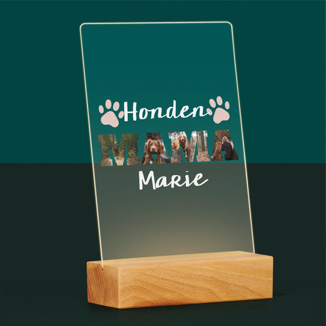 Woord Van Foto'S: Mama - Afdruk Op Acrylglas (Verticaal)