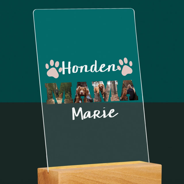 Woord Van Foto'S: Mama - Afdruk Op Acrylglas (Verticaal)