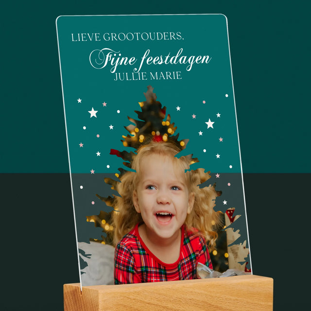 Vorm Van Foto'S: Kerstboom, Feestdagen - Afdruk Op Acrylglas (Verticaal)