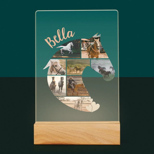 Vorm Van Foto'S: Paard - Afdruk Op Acrylglas (Verticaal)