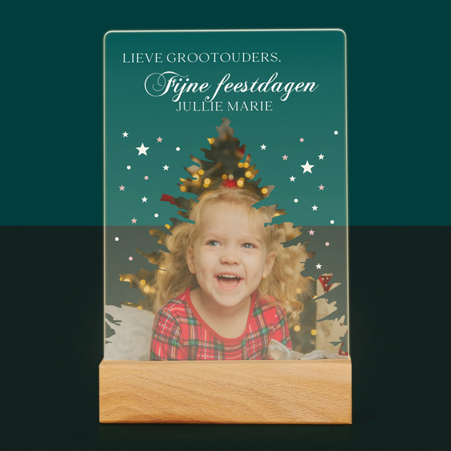 Vorm Van Foto'S: Kerstboom, Feestdagen - Afdruk Op Acrylglas (Verticaal)