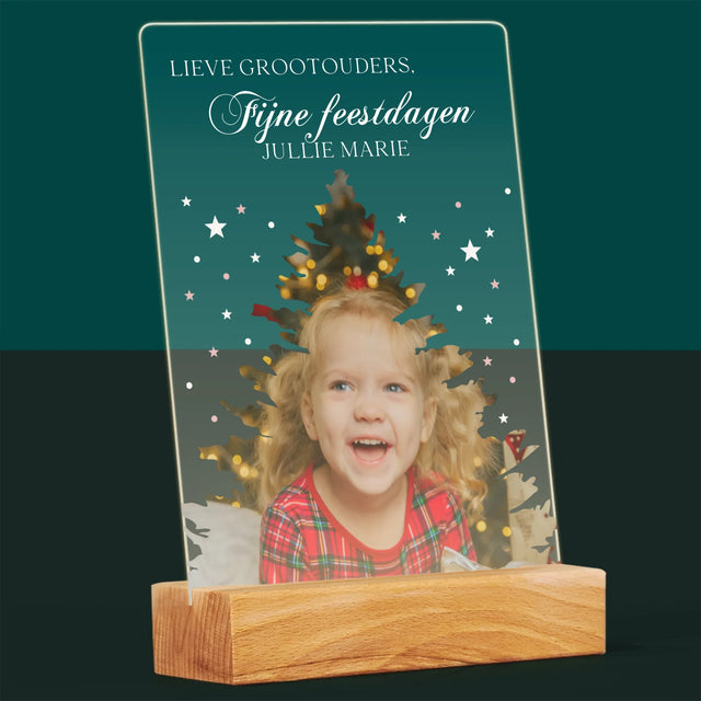 Vorm Van Foto'S: Kerstboom, Feestdagen - Afdruk Op Acrylglas (Verticaal)