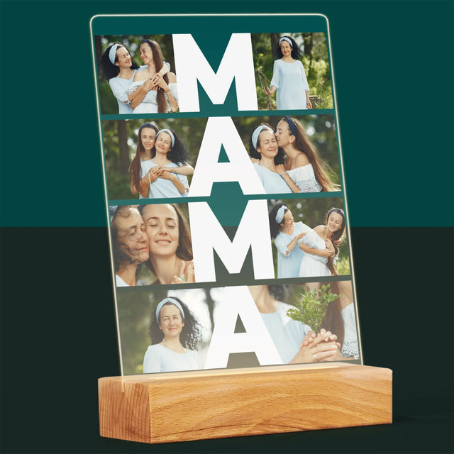 Fotocollage: Mama Collage - Afdruk Op Acrylglas (Verticaal)