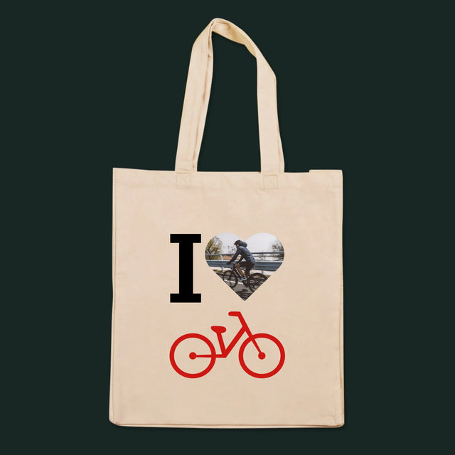 Foto: I Love Fiets - Canvas Tas