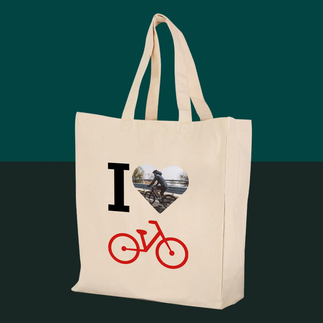 Foto: I Love Fiets - Canvas Tas