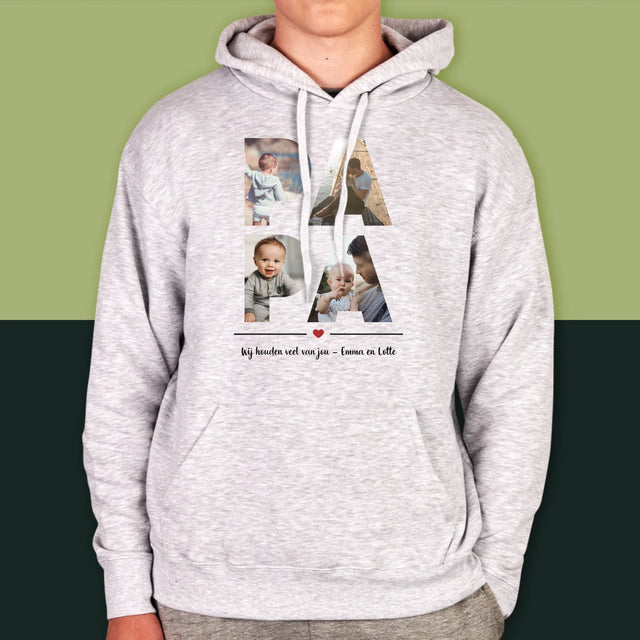 Woord Van Foto'S: Papa - Herentrui Met Kap