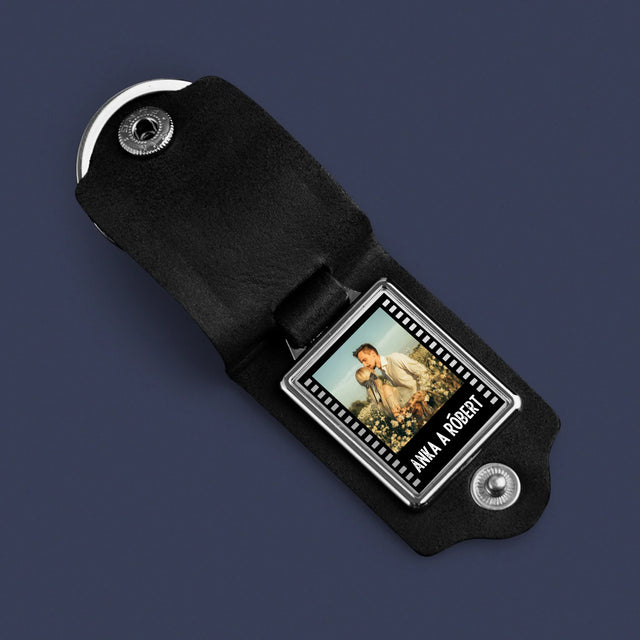 Fotokolaż: Klisza - Skórzany Brelok Ze Zdjęciem | SK