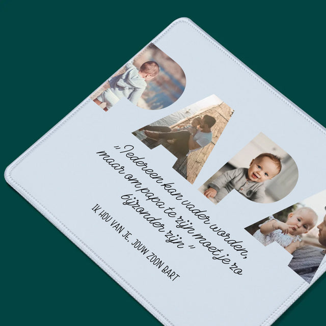 Woord Van Foto'S: Bijzondere Papa - Bureauonderlegger