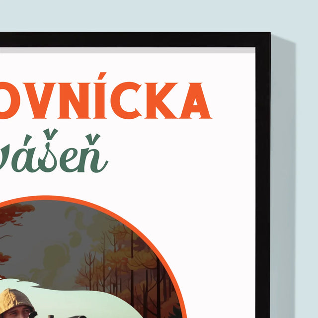 Zdjęcie I Podpis: Myśliwska Pasja - Wydruk Obramowany | SK