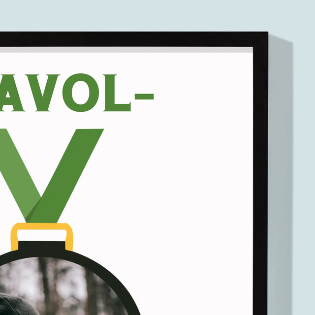 Zdjęcie I Podpis: Myśliwy Na Medal - Wydruk Obramowany | SK