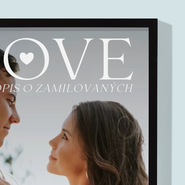 Okładka Magazynu: Love Dla Zakochanych - Wydruk Obramowany | SK