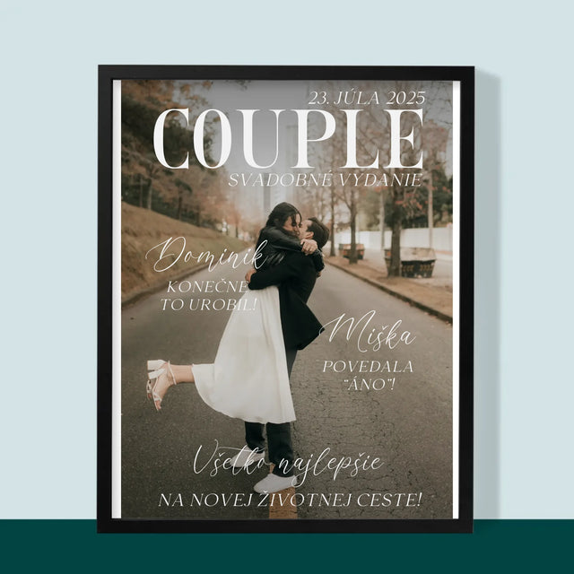 Okładka Magazynu: Couple - Wydruk Obramowany | SK